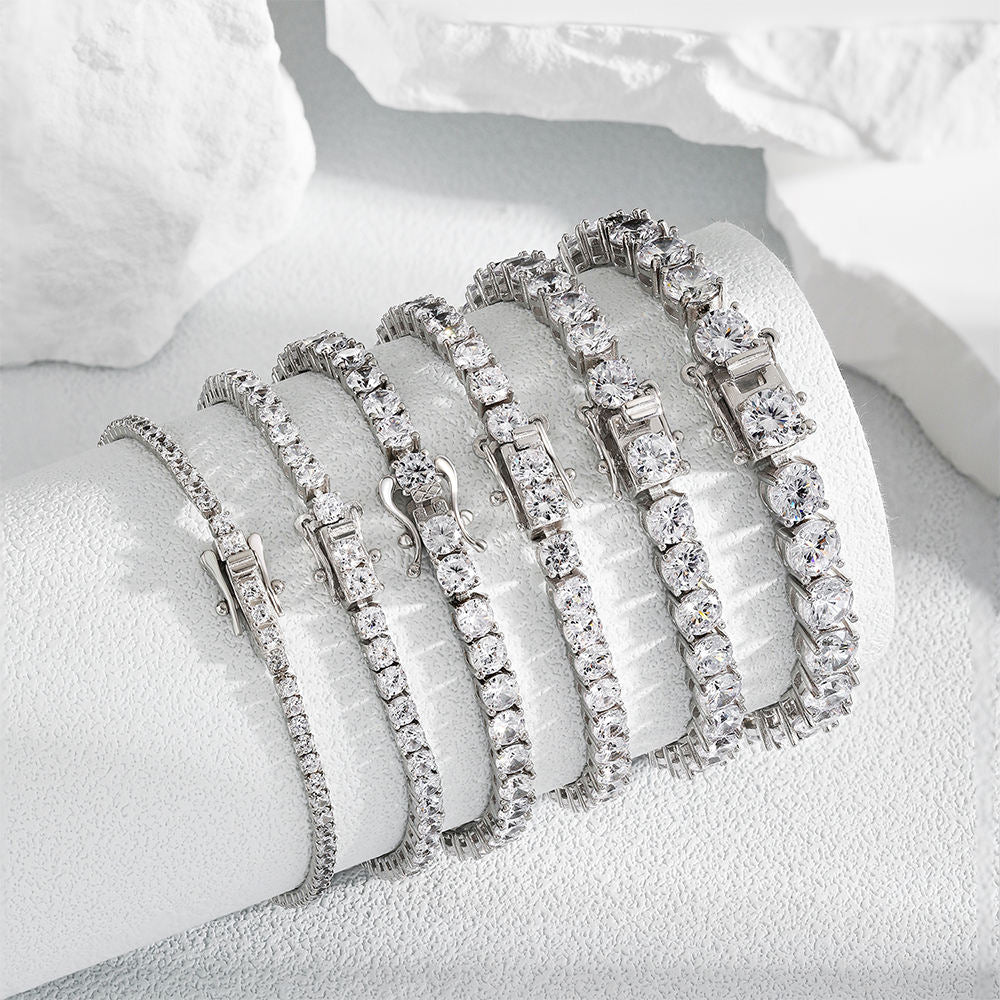 925 Sterling Silver Bracelet with Cubic Zircon