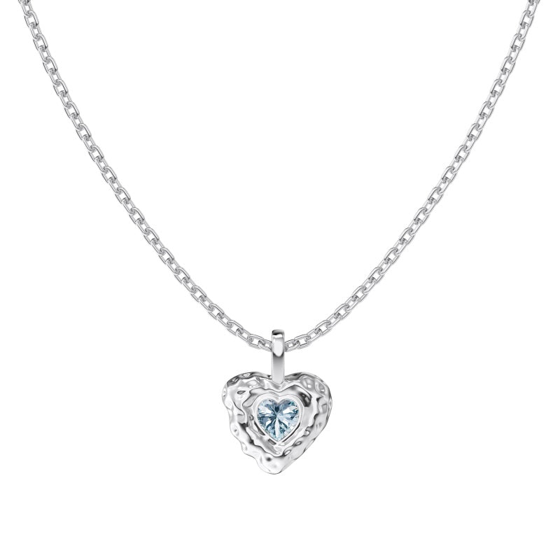 925 Sterling Silver Necklace & Pendant with Cubic Zircon