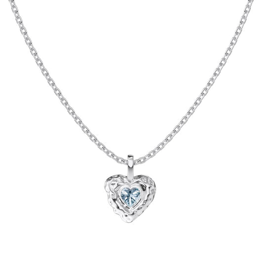 925 Sterling Silver Necklace & Pendant with Cubic Zircon