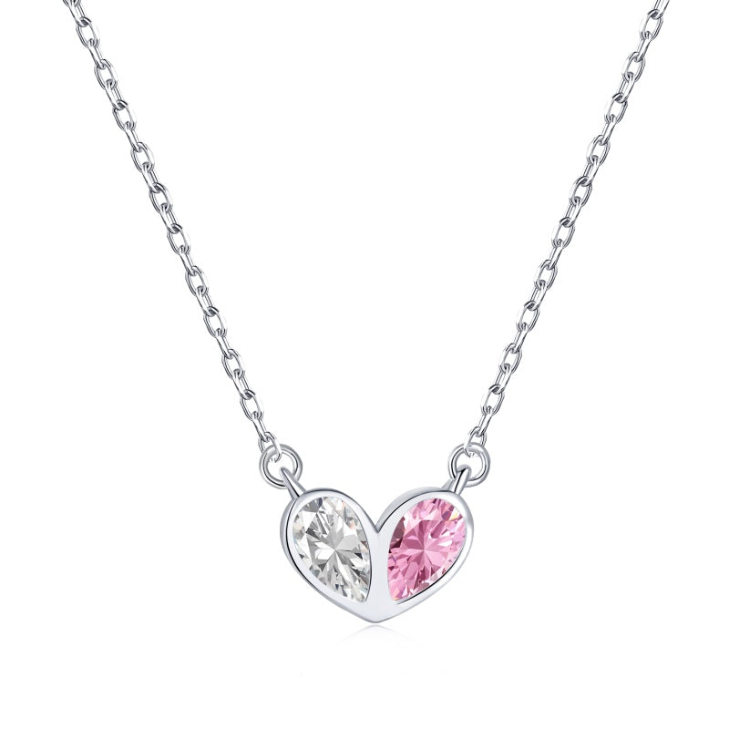 925 Sterling Silver Necklace & Pendant with Cubic Zircon